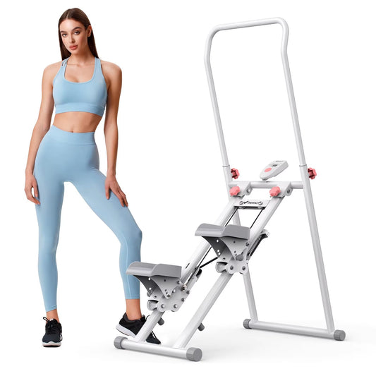 Stair Stepper for Home Gym Exercise New Version Vertical Climber Machine Full-Body Workout Compact Folding Cardio Stepper